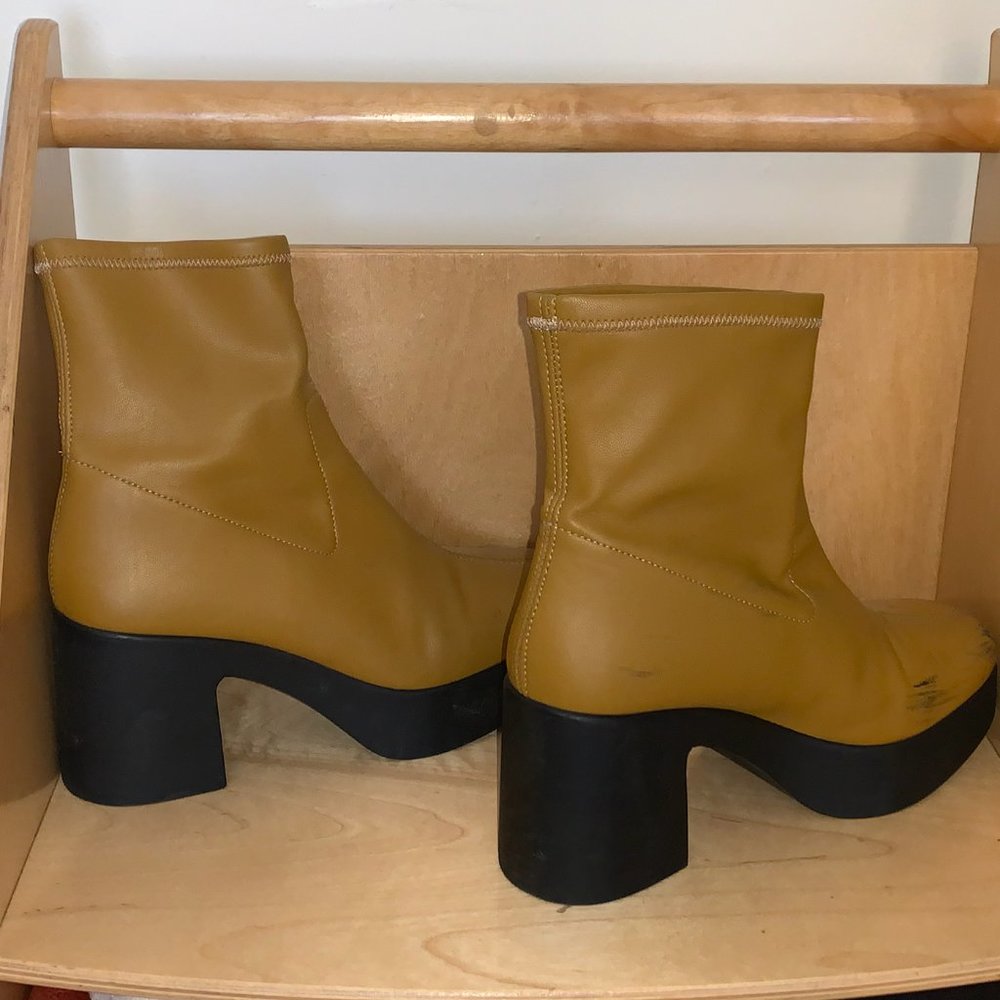 INTENTIONALLY BLANK - Marlowe Boot - Butterscotch Vegan
